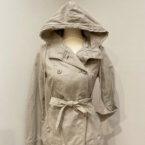 ❄️4 for $20 Converse • Tan Khaki Button Up Hoodie Jacket Coat